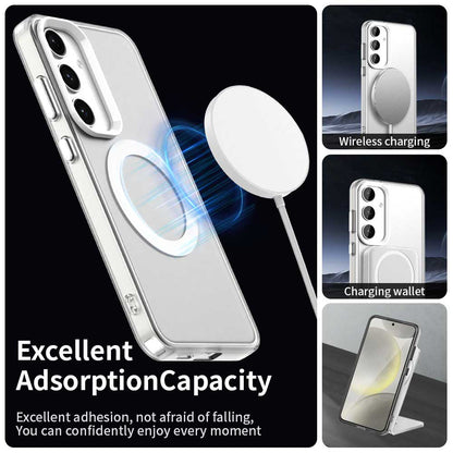 MagSafe Case for Samsung Galaxy S25 S931 / S24 S921, Techsuit, CandyCase, White
