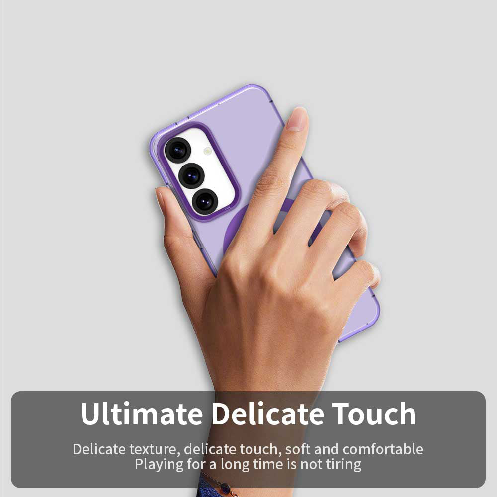 MagSafe Case for Samsung Galaxy S25 S931 / S24 S921, Techsuit, CandyCase, Purple
