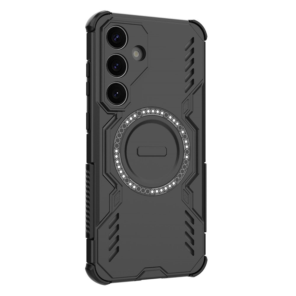 MagSafe Case for Samsung Galaxy S25 S931, Techsuit, ArmorMag, Black