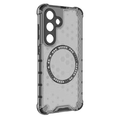 MagSafe Case for Samsung Galaxy S25 S931, Techsuit, HoneyComb Shield, Black