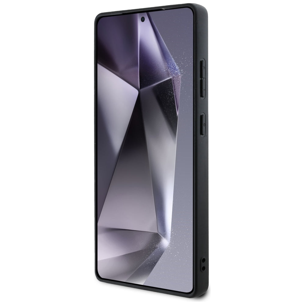 MagSafe Case for Samsung Galaxy S25 Ultra S938, Guess, Grained Flowers, Fuchsia