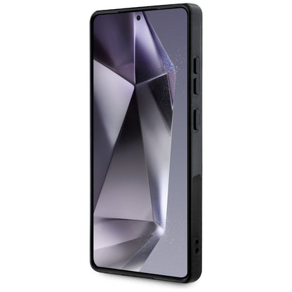 MagSafe Case for Samsung Galaxy S25 Ultra S938, Guess, IML Glitter 4G Circle Triangle, Black