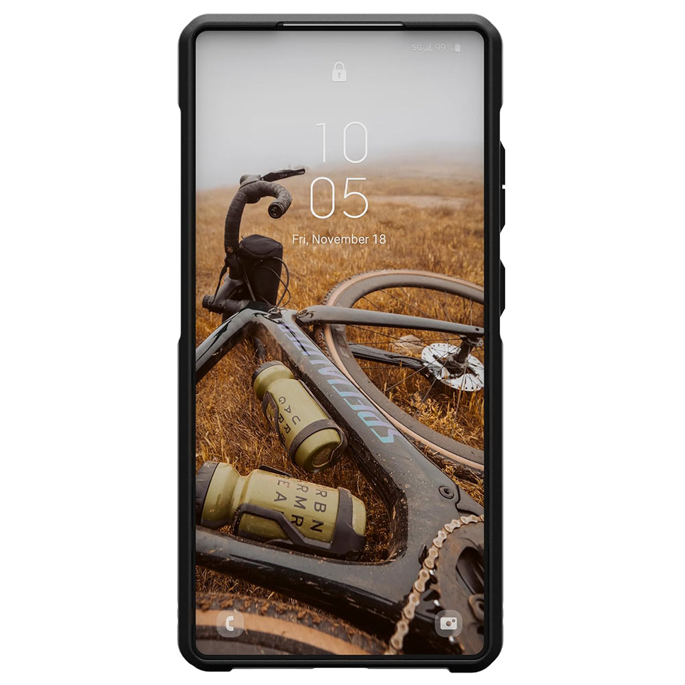 MagSafe Case for Samsung Galaxy S25 Ultra S938, Urban Armor Gear, Metropolis LT Topography, Black