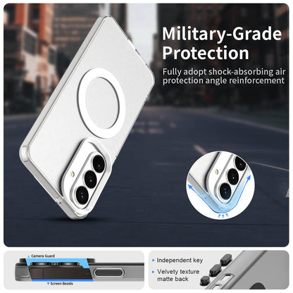 MagSafe Case for Samsung Galaxy S26 FE S741, Techsuit, CandyCase, White