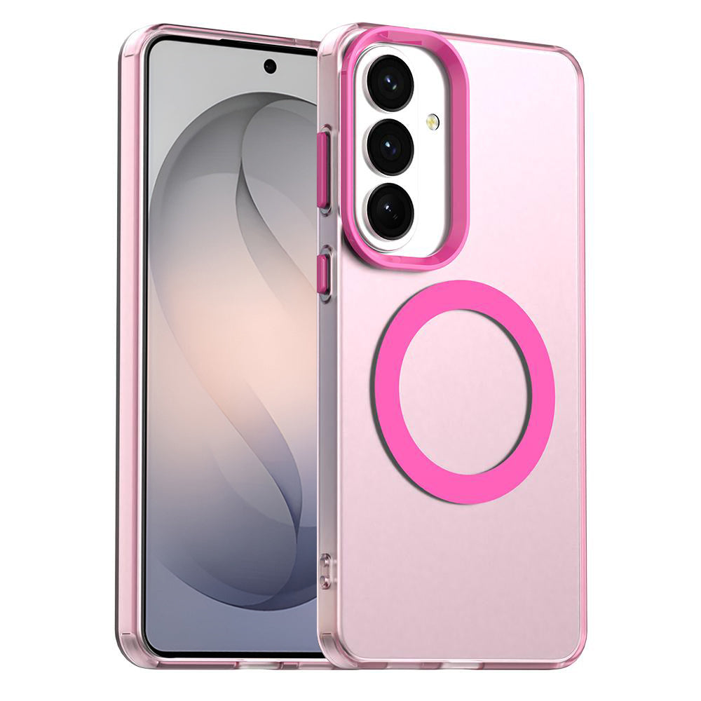 MagSafe Case for Samsung Galaxy S26 FE S741, Techsuit, CandyCase, Pink