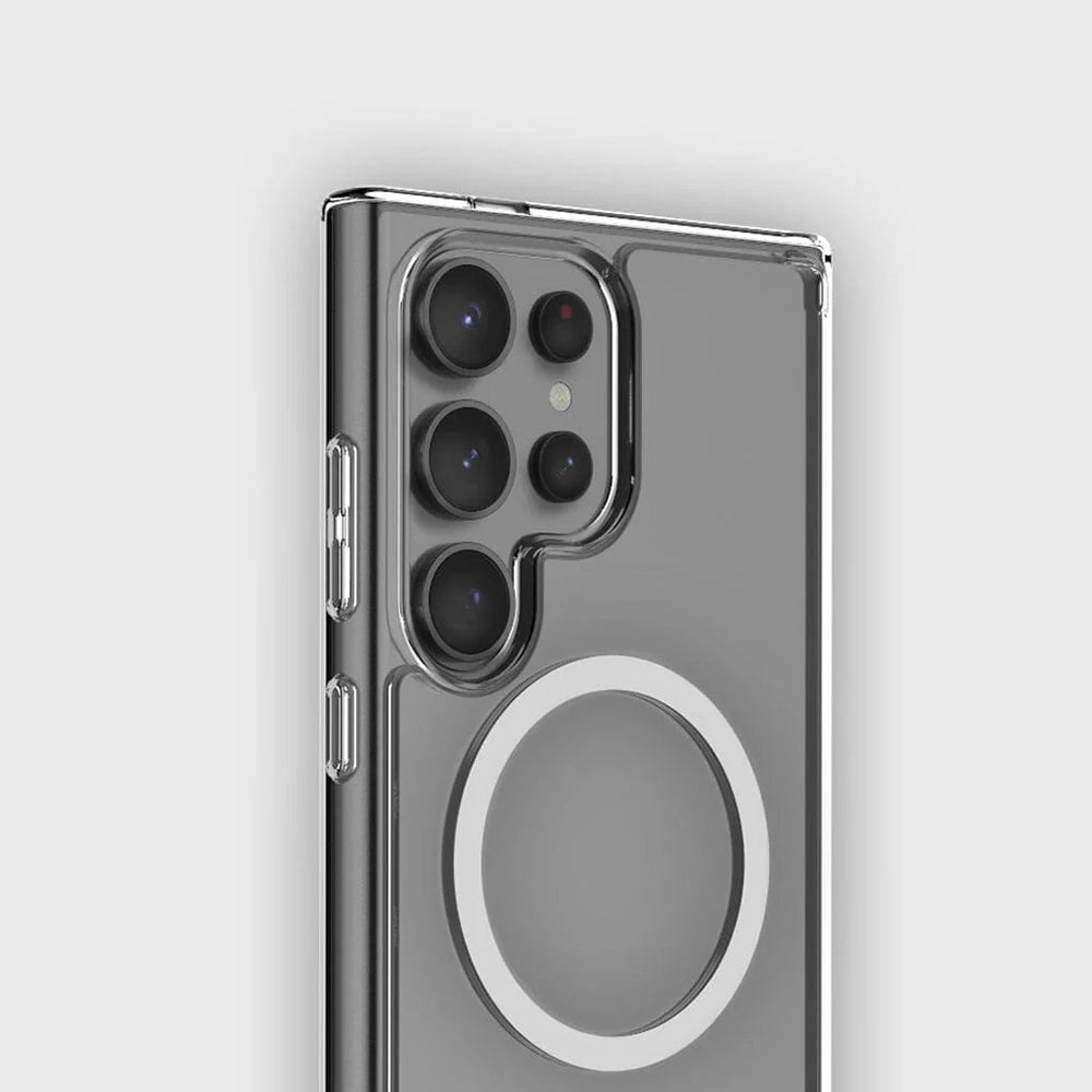 MagSafe Case for Samsung Galaxy S26 Plus S947, Blueo, Crystal+ Anti-Drop, Transparent