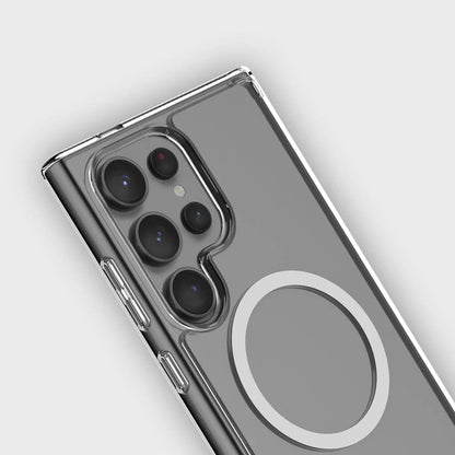 MagSafe Case for Samsung Galaxy S26 Plus S947, Blueo, Crystal+ Anti-Drop, Transparent