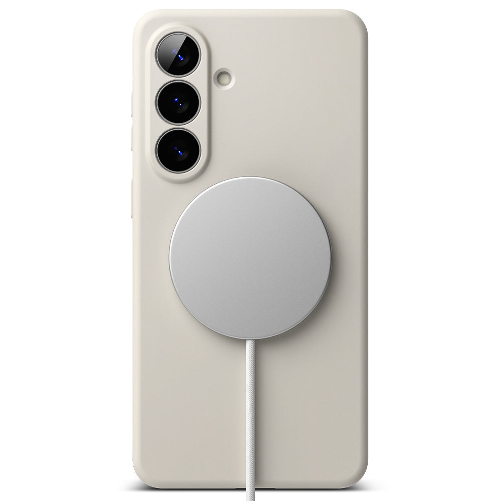 MagSafe Case for Samsung Galaxy S26 Plus, Ringke, Silicone, Cream