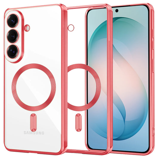 MagSafe Case for Samsung Galaxy S26 Plus, Techsuit, Luxury Crystal, Pink