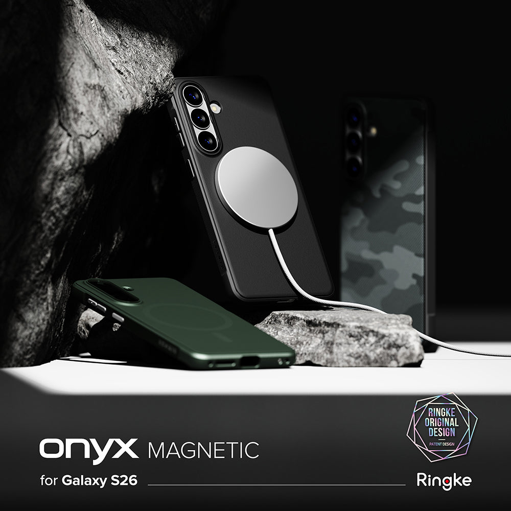 MagSafe Case for Samsung Galaxy S26, Ringke, Onyx, Dark Green