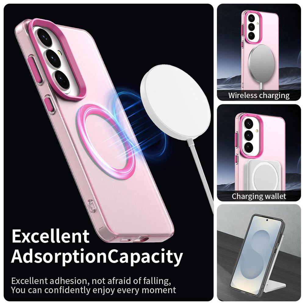 MagSafe Case for Samsung Galaxy S26 S942, Techsuit, CandyCase, Pink
