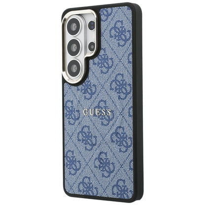 MagSafe Case for Samsung Galaxy S26 Ultra S948, Guess, 4G Embossed Ring, Blue