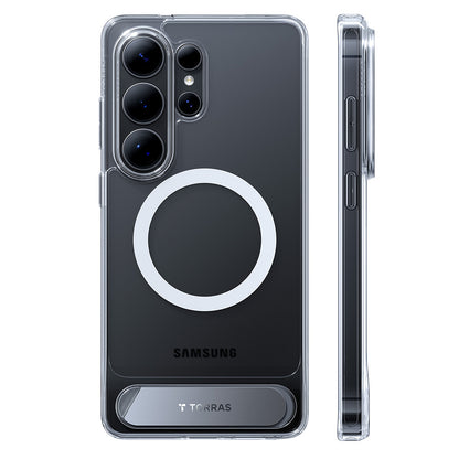 MagSafe Case for Samsung Galaxy S26 Ultra S948, Torras, Pstand, Transparent