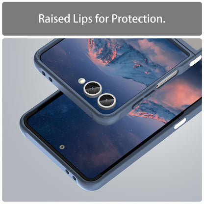 MagSafe Case for Samsung Galaxy Z Flip7 F766, Techsuit, HaloFrost II, Navy Blue
