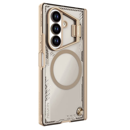 MagSafe Case for Samsung Galaxy Z Fold7 F966, Nillkin, Iceblade Prop with Camera Cutout, Brown