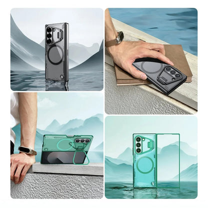 MagSafe Case for Samsung Galaxy Z Fold7 F966, Nillkin, Iceblade Prop with Camera Cutout, Black