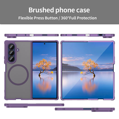 MagSafe Case for Samsung Galaxy Z Fold7 F966, Techsuit, HaloFrost II, Purple
