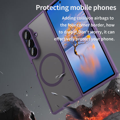 MagSafe Case for Samsung Galaxy Z Fold7 F966, Techsuit, HaloFrost II, Purple