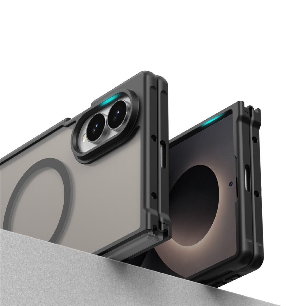 MagSafe Case for Samsung Galaxy Z Fold8 F971, Techsuit, HaloFrost II, Green