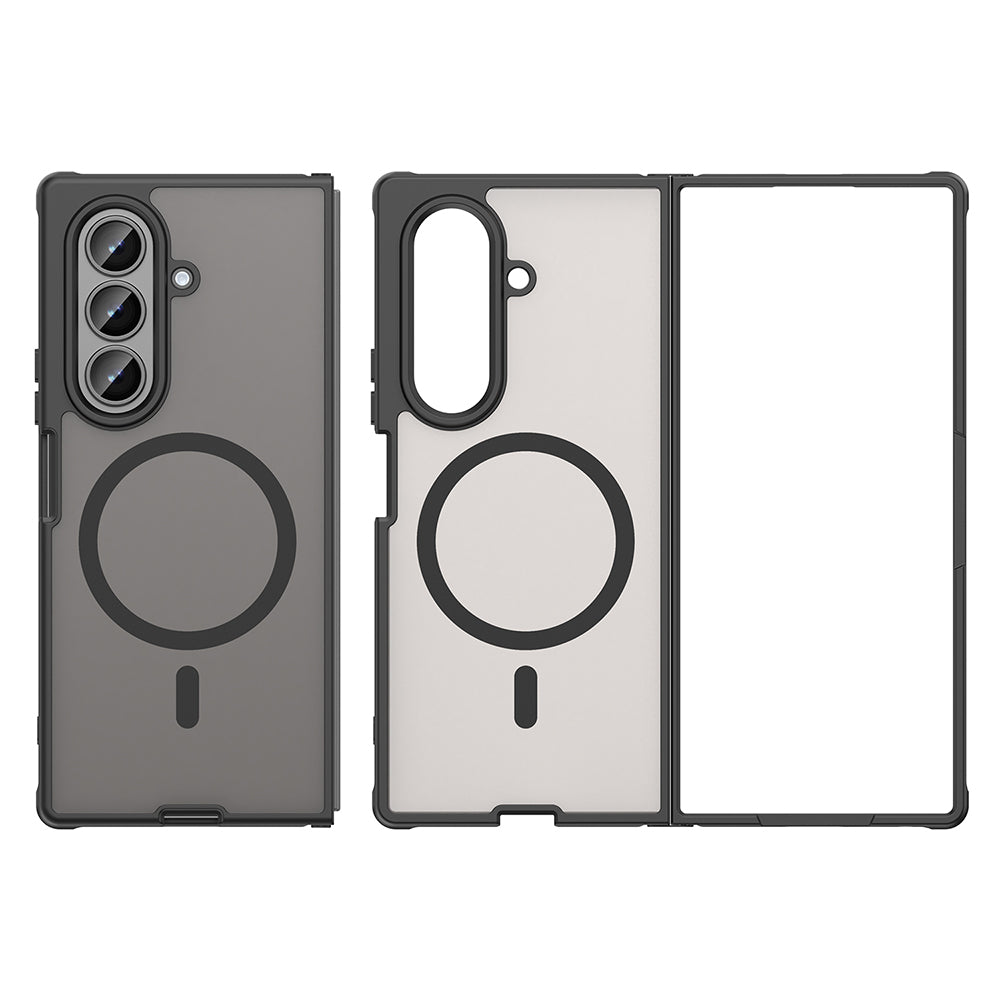 MagSafe Case for Samsung Galaxy Z Fold8 Ultra F976, Techsuit, HaloFrost II, Black