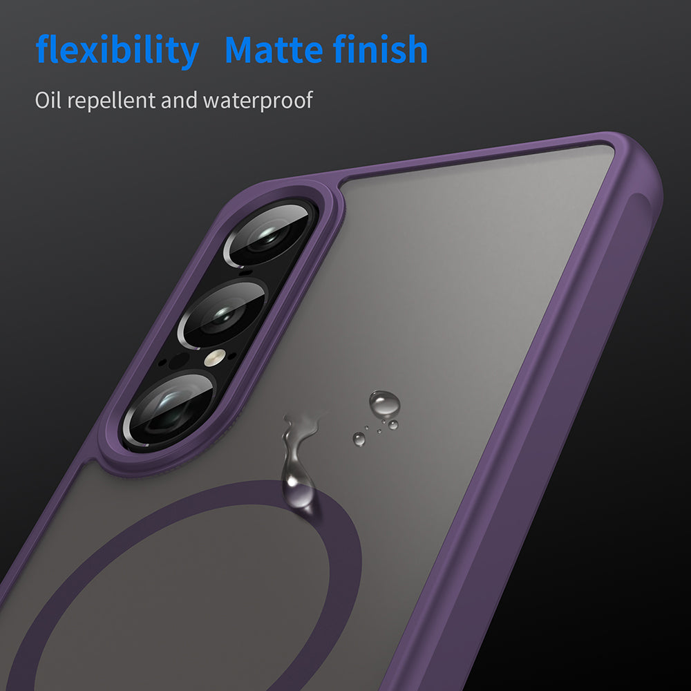 MagSafe Case for Sony Xperia 1 VII, Techsuit, HaloFrost II, Purple