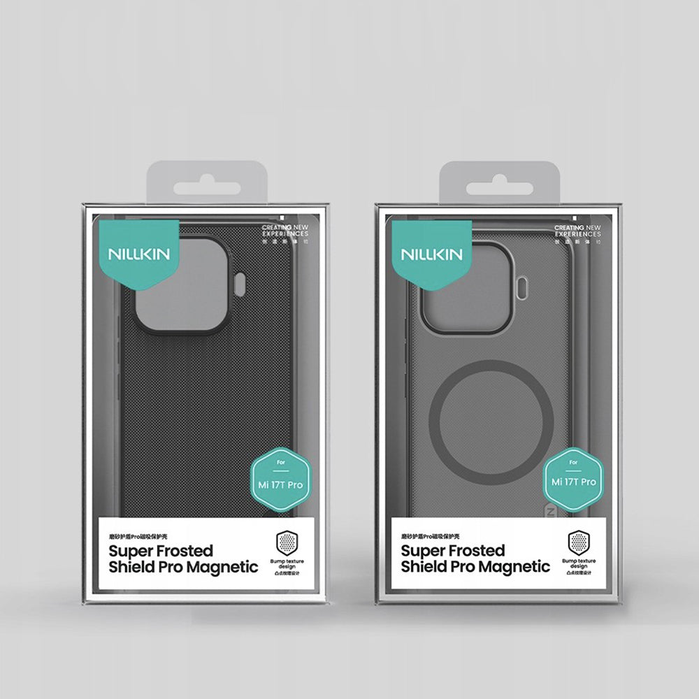 MagSafe Case for Xiaomi 17T Pro, Nillkin, Super Shield Pro, Transparent Black