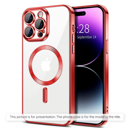 MagSafe Case for Xiaomi 17T Pro, Techsuit, Luxury Crystal, Red