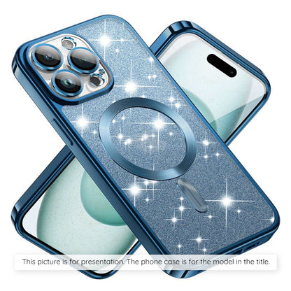 MagSafe Case for Xiaomi 17T Pro, Techsuit, Luxury Glitter, Blue