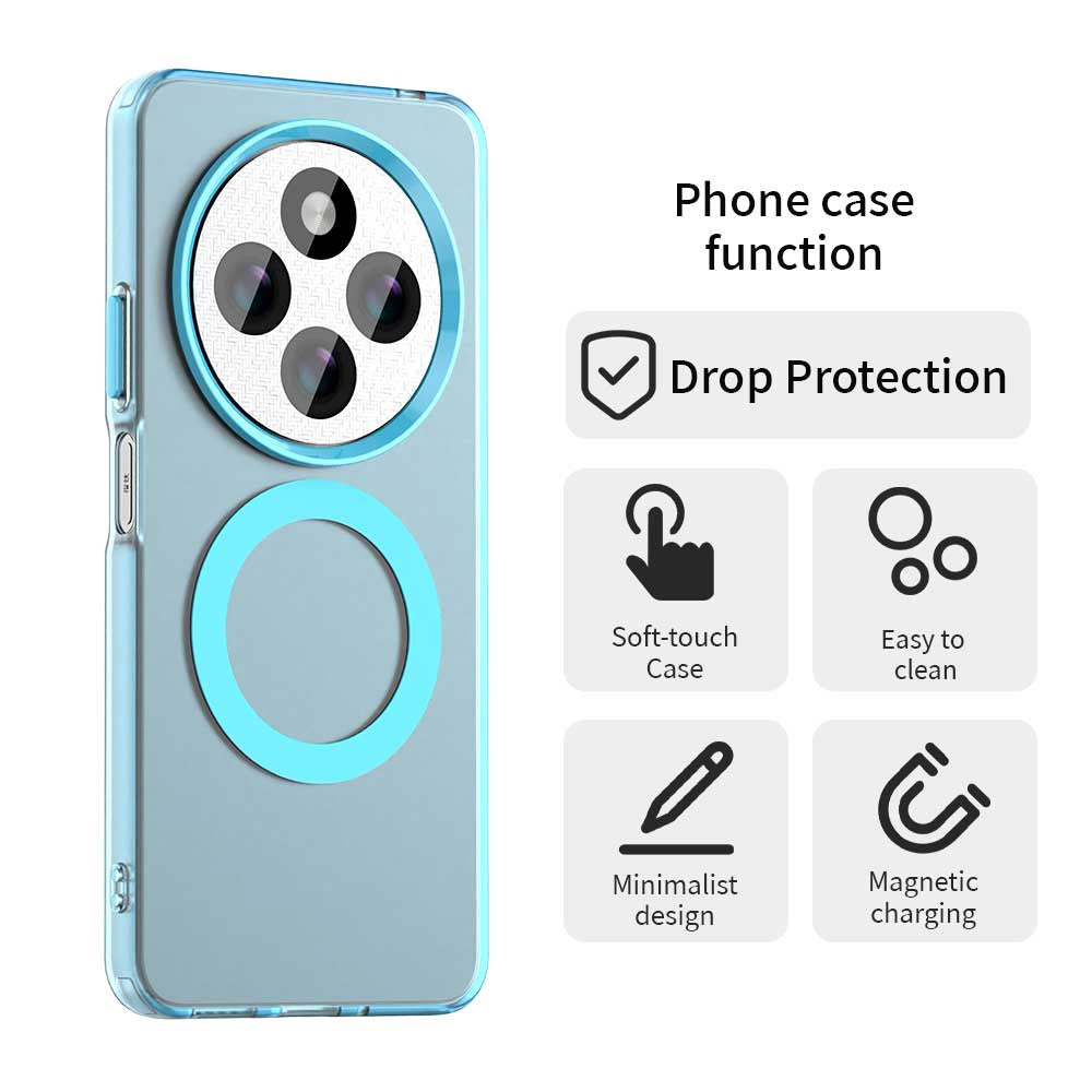 MagSafe Case for Xiaomi Poco C75 / Redmi 14C, Techsuit, CandyCase, Blue