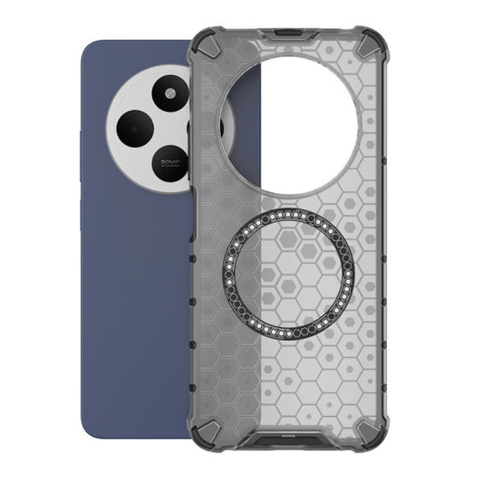 MagSafe Case for Xiaomi Poco C75 / Redmi 14C, Techsuit, HoneyComb Shield, Black