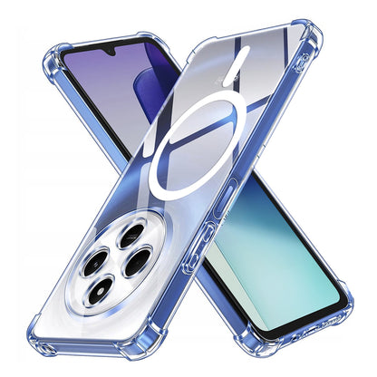 MagSafe Case for Xiaomi Poco C75 / Redmi 14C, Techsuit, Shockproof, Transparent