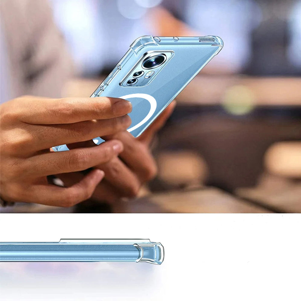 MagSafe Case for Xiaomi Poco C75 / Redmi 14C, Techsuit, Shockproof, Transparent
