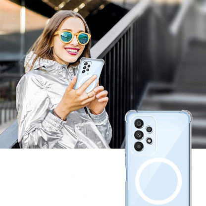 MagSafe Case for Xiaomi Poco C75 / Redmi 14C, Techsuit, Shockproof, Transparent