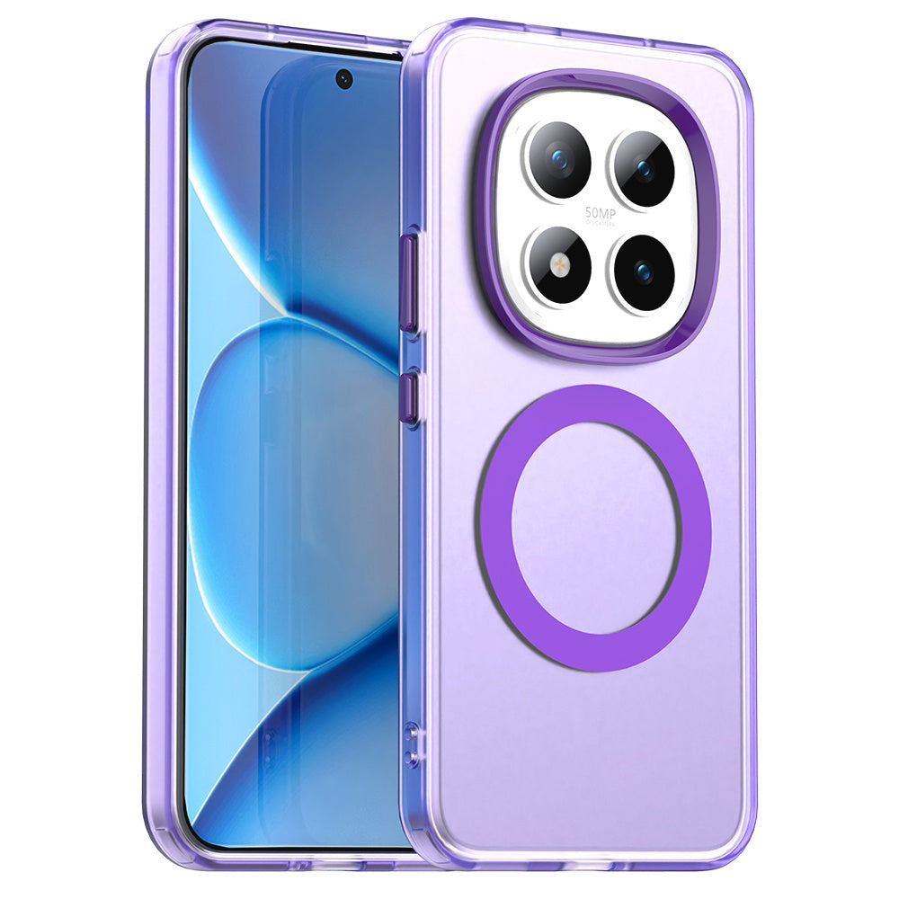 MagSafe Case for Xiaomi Poco M8 Pro / Redmi Note 15 Pro+ 5G, Techsuit, CandyCase, Purple