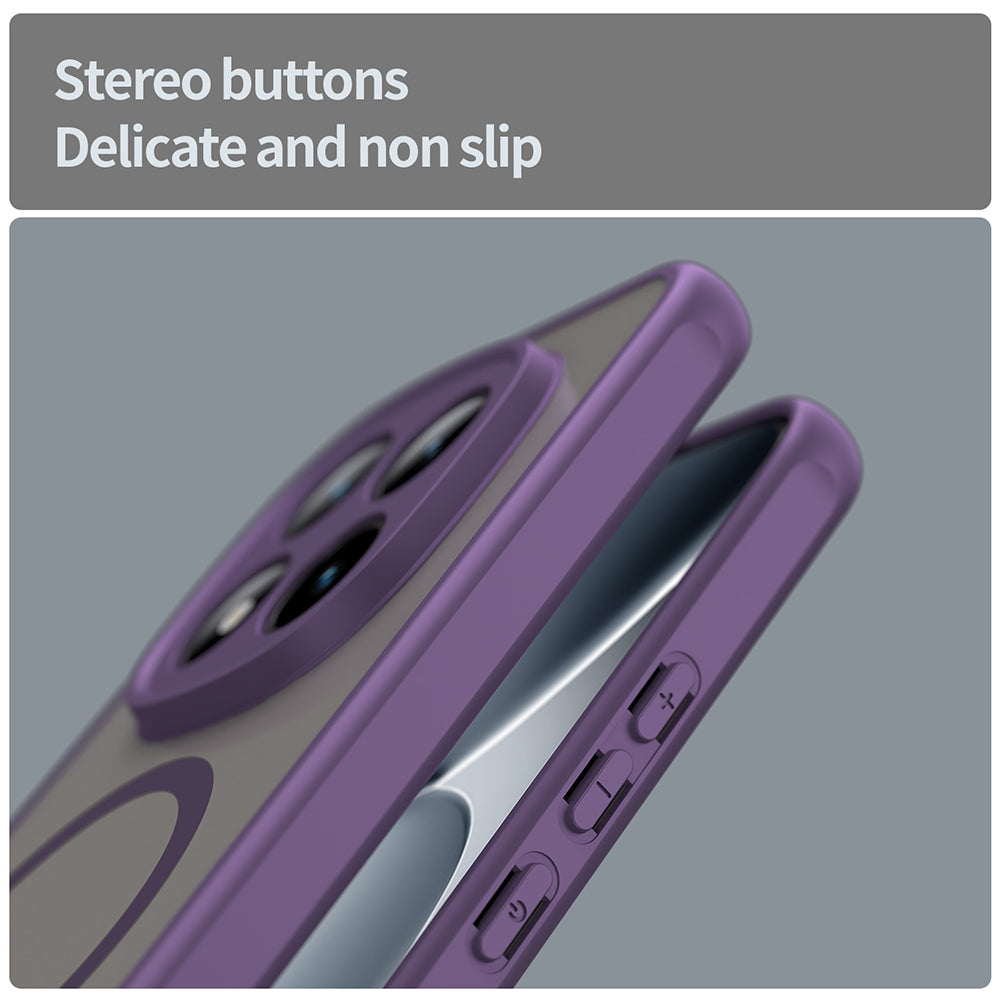 MagSafe Case for Xiaomi Poco M8 Pro / Redmi Note 15 Pro+ 5G, Techsuit, HaloFrost II, Purple