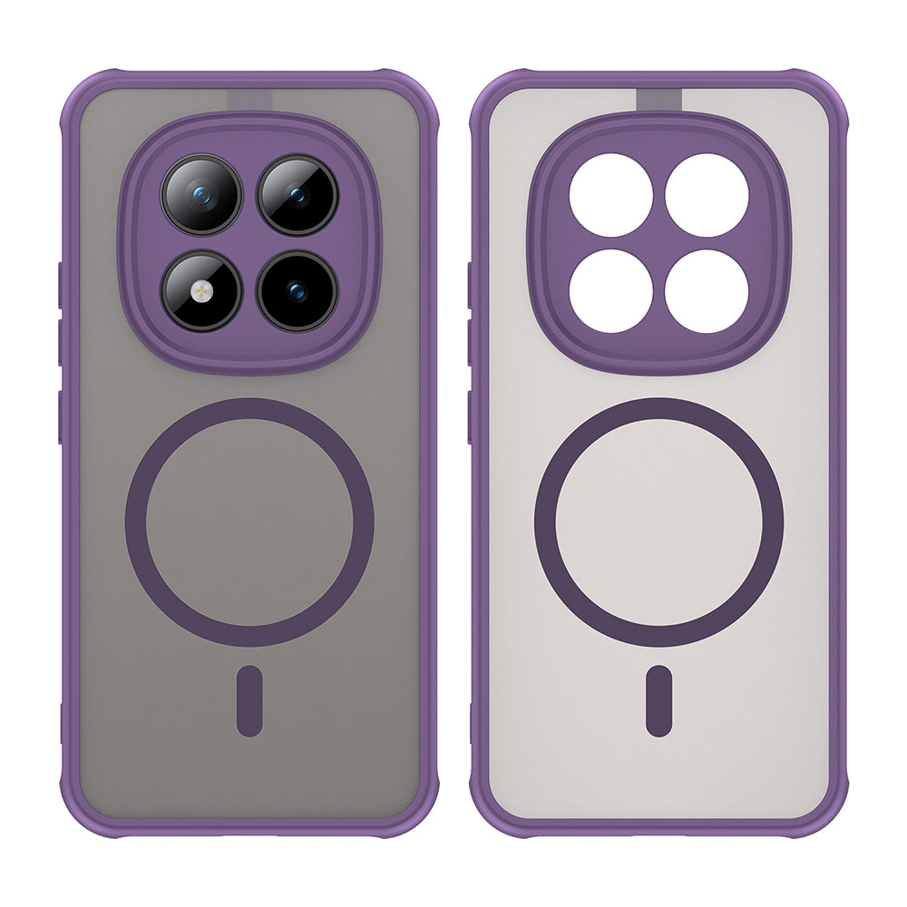 MagSafe Case for Xiaomi Poco M8 Pro / Redmi Note 15 Pro+ 5G, Techsuit, HaloFrost II, Purple