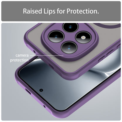 MagSafe Case for Xiaomi Poco M8 Pro / Redmi Note 15 Pro+ 5G, Techsuit, HaloFrost II, Purple