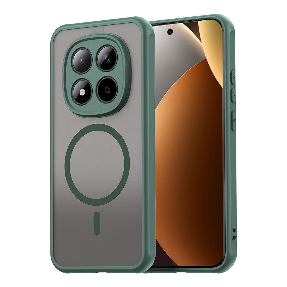 MagSafe Case for Xiaomi Poco M8 Pro / Redmi Note 15 Pro+ 5G, Techsuit, HaloFrost II, Green