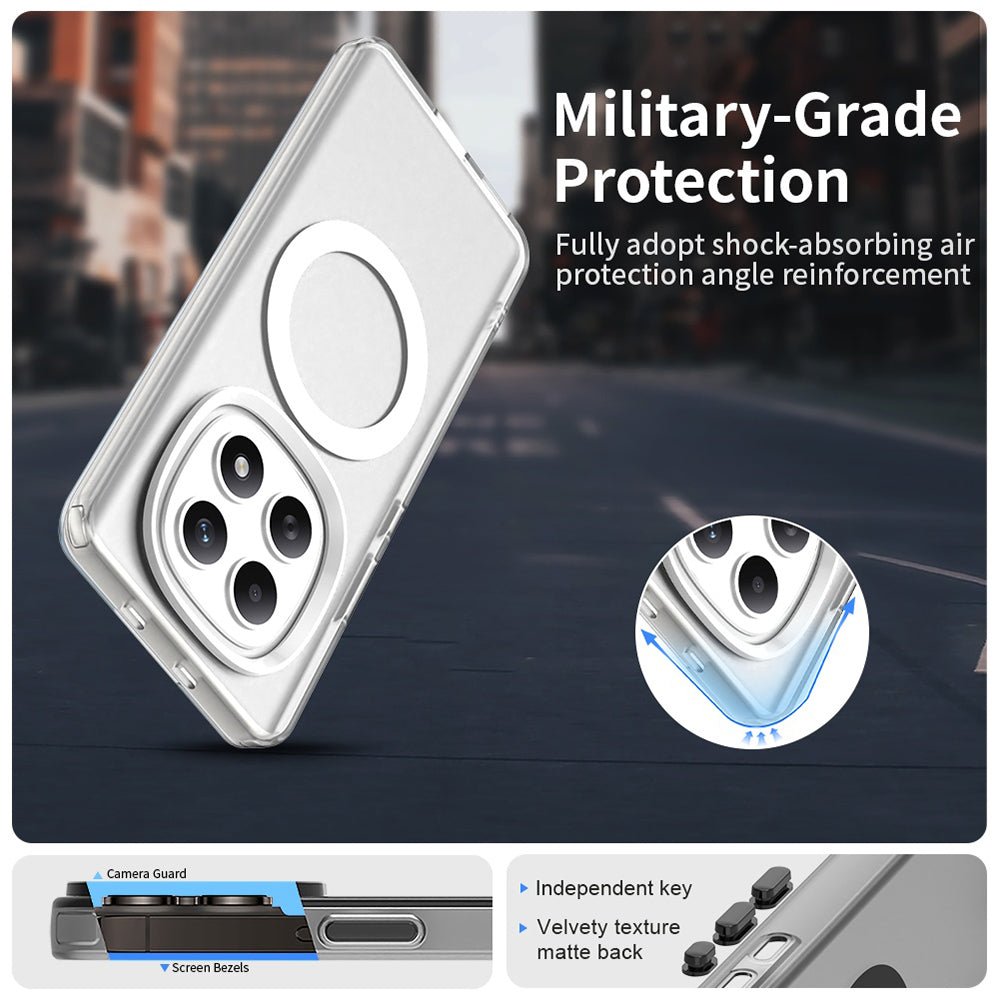 MagSafe Case for Xiaomi Poco M8 / Redmi Note 15 5G / Note 15 4G, Techsuit, CandyCase, White