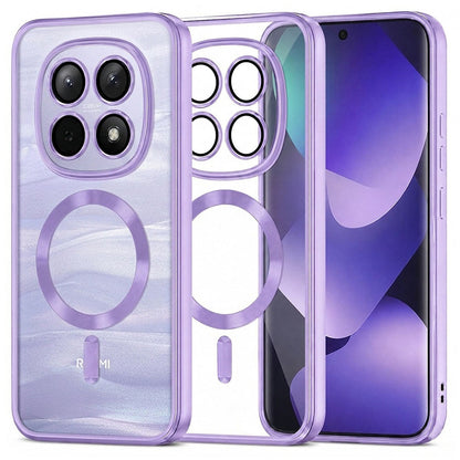 MagSafe Case for Xiaomi Poco M8 / Redmi Note 15 5G / Note 15 4G, Techsuit, Luxury Crystal, Light Purple
