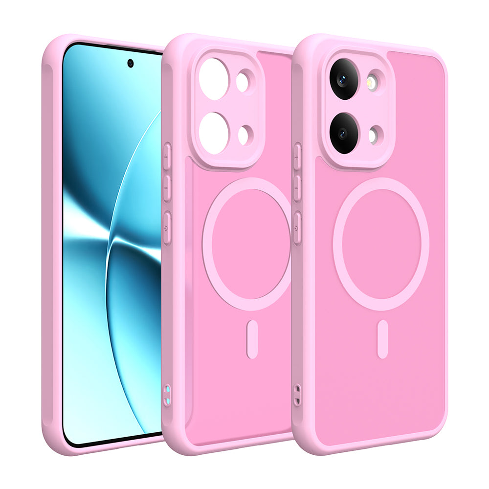 MagSafe Case for Xiaomi Poco X8 Pro Max, Techsuit, HaloFrost II, Pink