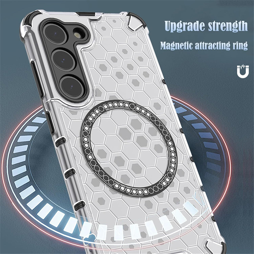 MagSafe Case for Xiaomi Redmi 15 5G / 15 4G, Techsuit, HoneyComb Shield, Black