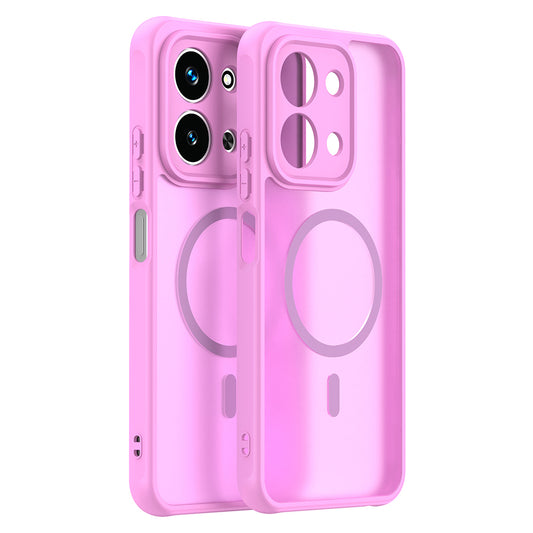MagSafe Case for Xiaomi Redmi 15C 5G / 15C 4G, Techsuit, HaloFrost II, Pink