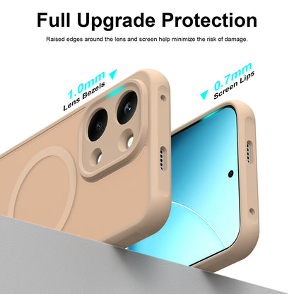 MagSafe Case for Xiaomi Redmi 17 5G / 17 4G, Techsuit, HaloFrost II, Gold