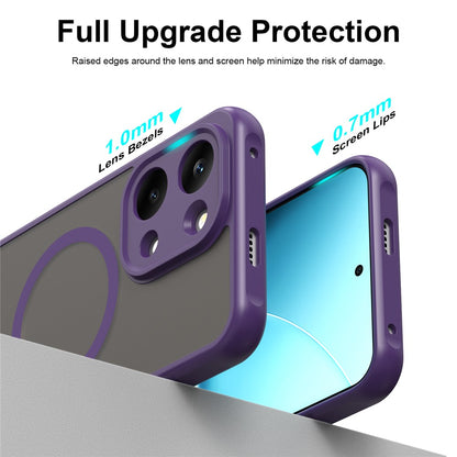 MagSafe Case for Xiaomi Redmi 17 5G / 17 4G, Techsuit, HaloFrost II, Purple