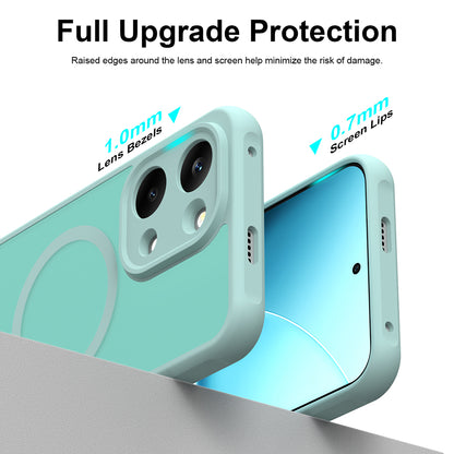 MagSafe Case for Xiaomi Redmi 17 5G / 17 4G, Techsuit, HaloFrost II, Light Green