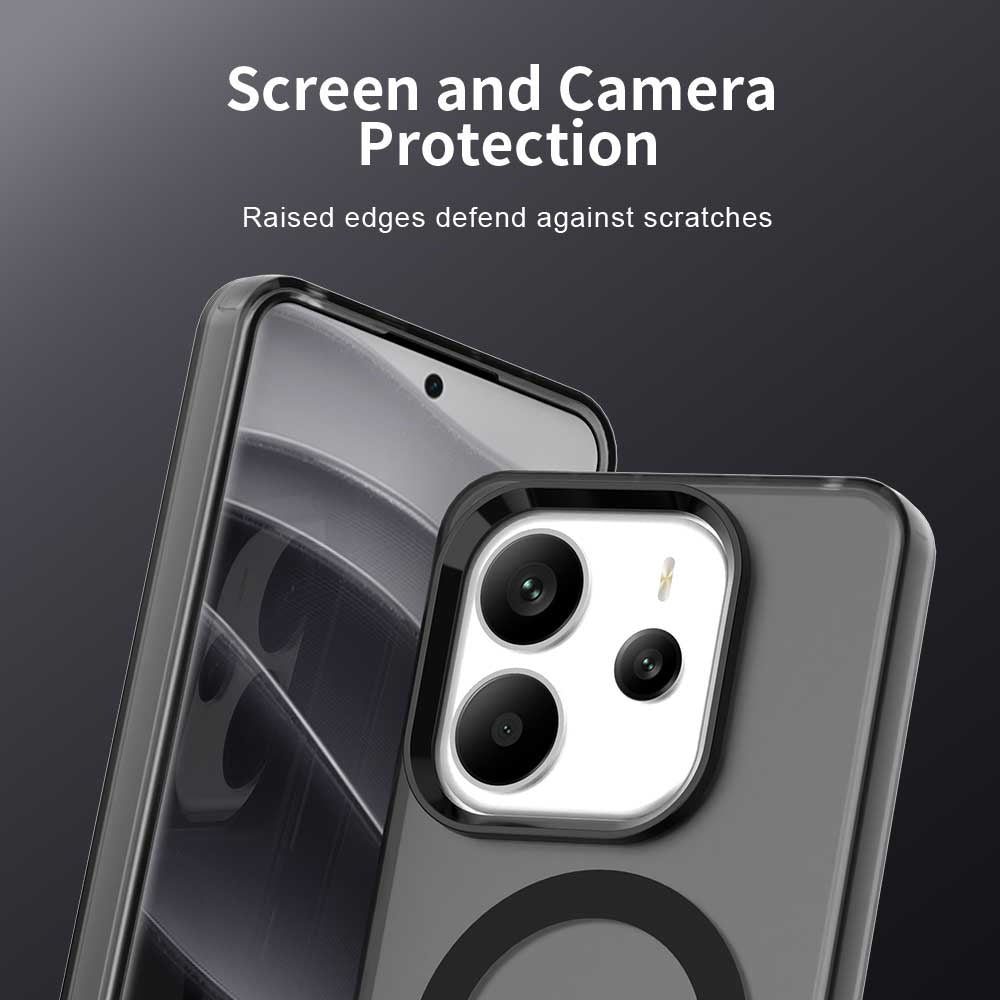 MagSafe Case for Xiaomi Redmi Note 14 4G (Regional), Techsuit, CandyCase, Black