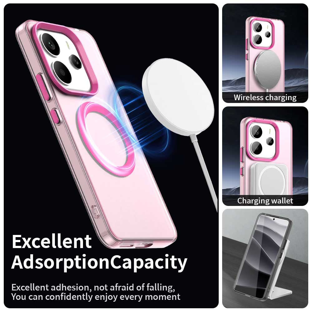 MagSafe Case for Xiaomi Redmi Note 14 4G (Regional), Techsuit, CandyCase, Pink