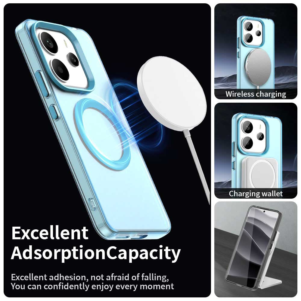 MagSafe Case for Xiaomi Redmi Note 14 5G, Techsuit, CandyCase, Blue