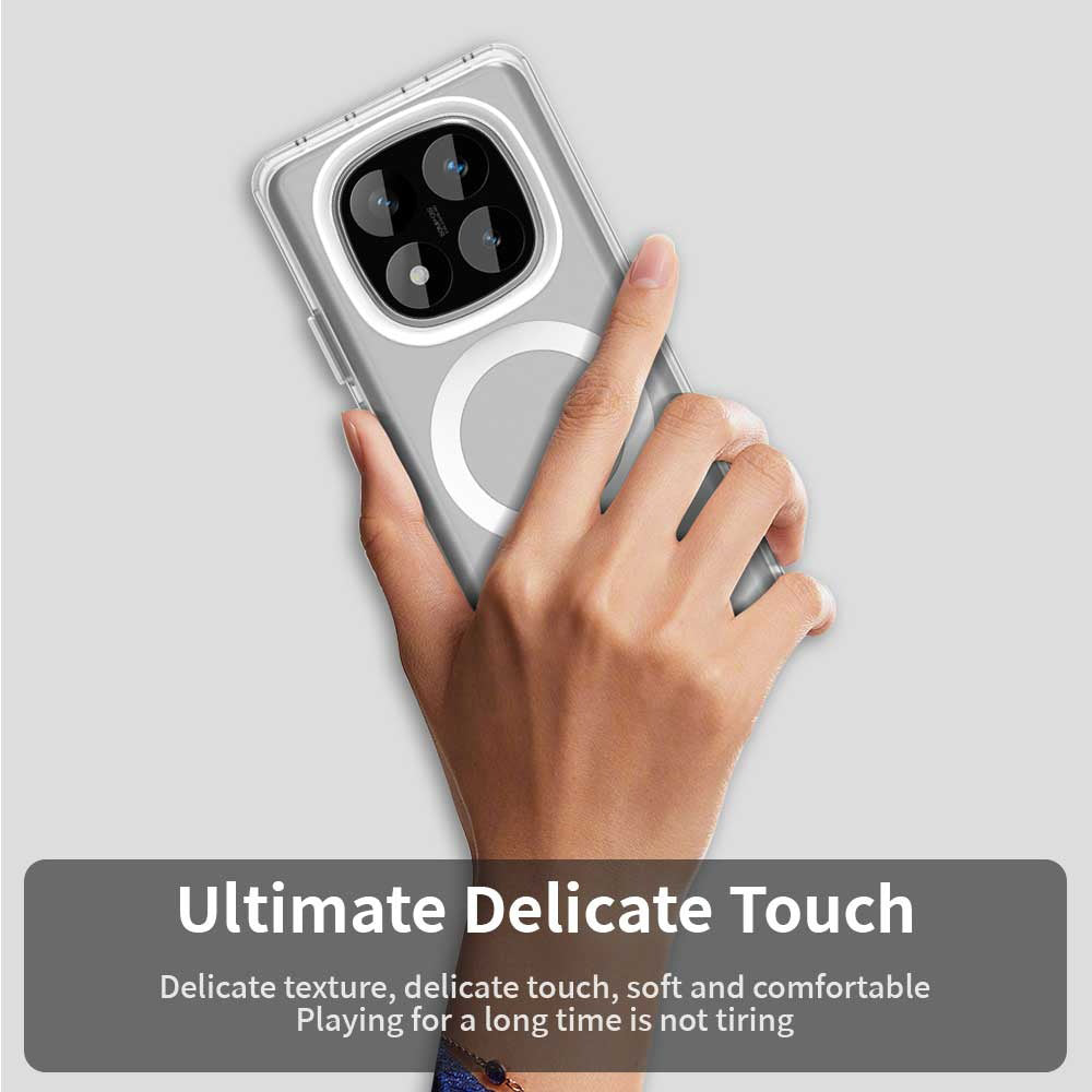 MagSafe Case for Xiaomi Redmi Note 14 Pro 4G, Techsuit, CandyCase, White